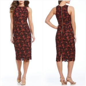 Antonio Melani | Sage Novelty Lace Sheath Dress